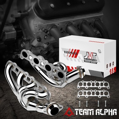 Fits 2015-2020 Ford F-150 5.0L V8 Pair Stainless Steel Exhaust Manifold Headers