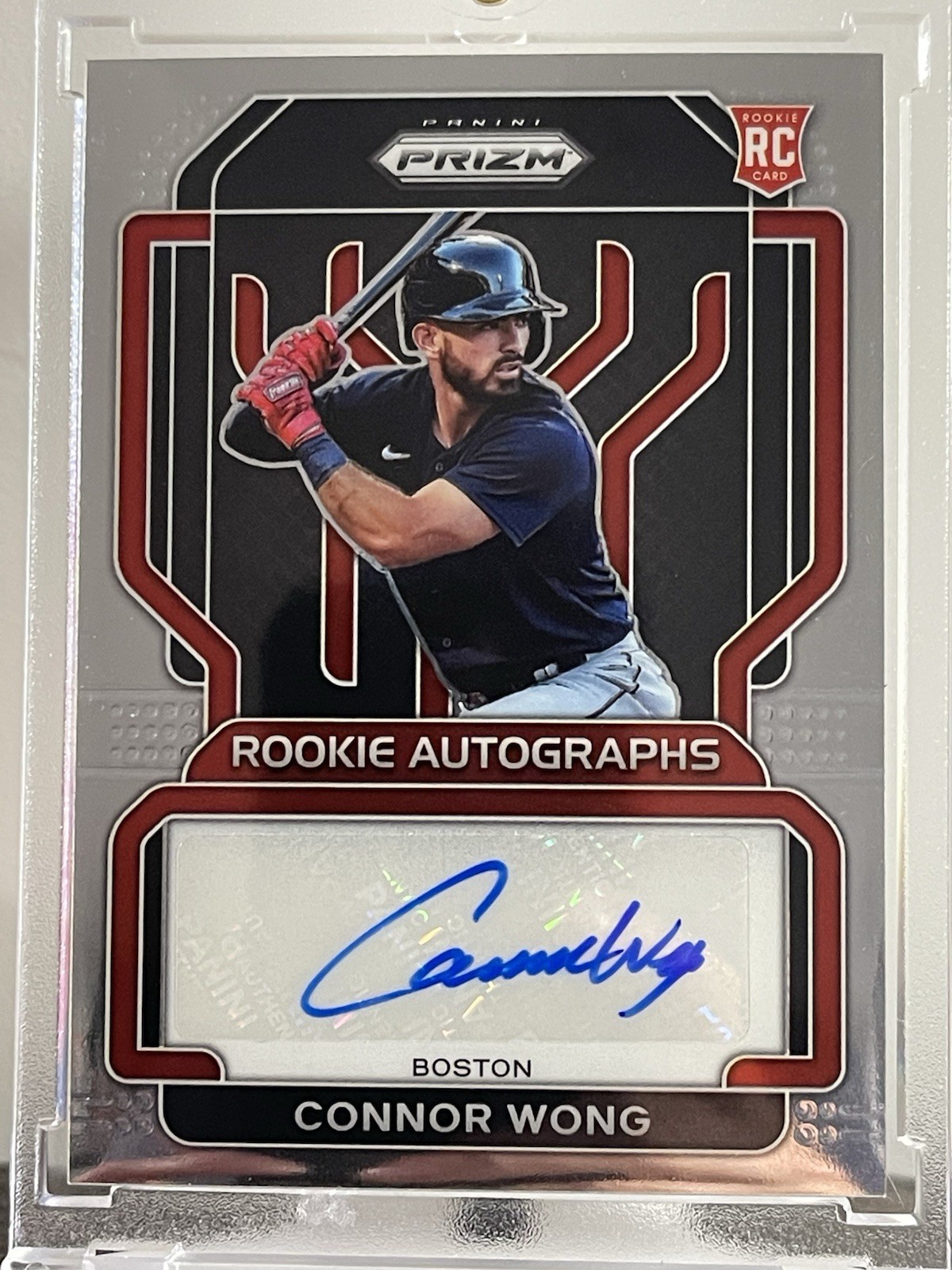 2022 Panini Prizm - Rookie Autographs #RA-WG Connor Wong Red Sox RC