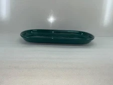 BREAD PLATTER UTILITY TRAY evergeen green FIESTA WARE 13.5” new NOP