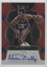 2022-23 Panini Select Signatures Red Prizm 11/99 Adrian Dantley Auto HOF 0t64