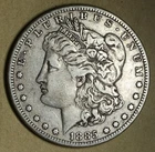 1885-S Morgan Dollar original XF Never Cleaned ~~ Better Date ~~ with No Reserve