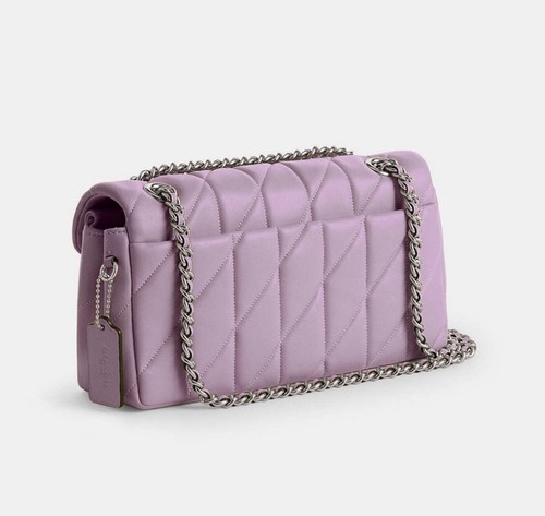 NWT Coach Tabby Shoulder Bag 26 With Quilting CP147 In Soft Purple With Dust Bag - Picture 2 of 12