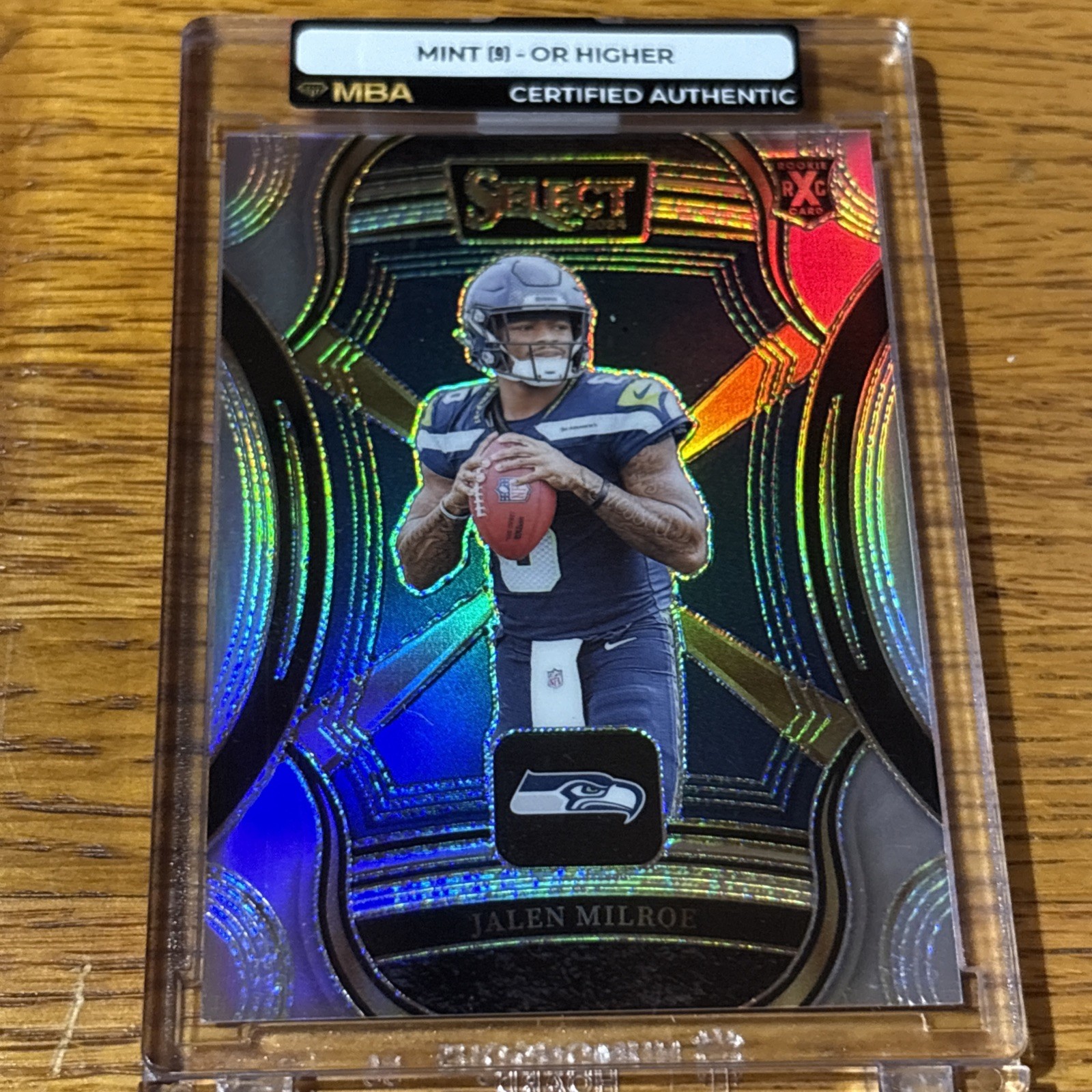 2024 Panini Select XRC Silver Prizm #504 Jalen Milroe Seahawks RC Rookie
