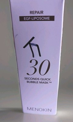 MENOKIN 30 Seconds Quick Bubble Mask Moist REPAIR EGF-LIPOSOME