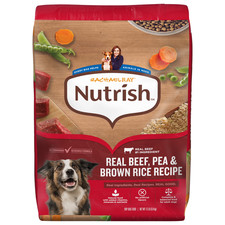 Rachael Ray Adult Dry Dog Food Real Beef, Pea Brown Rice Recipe, 13Lb.