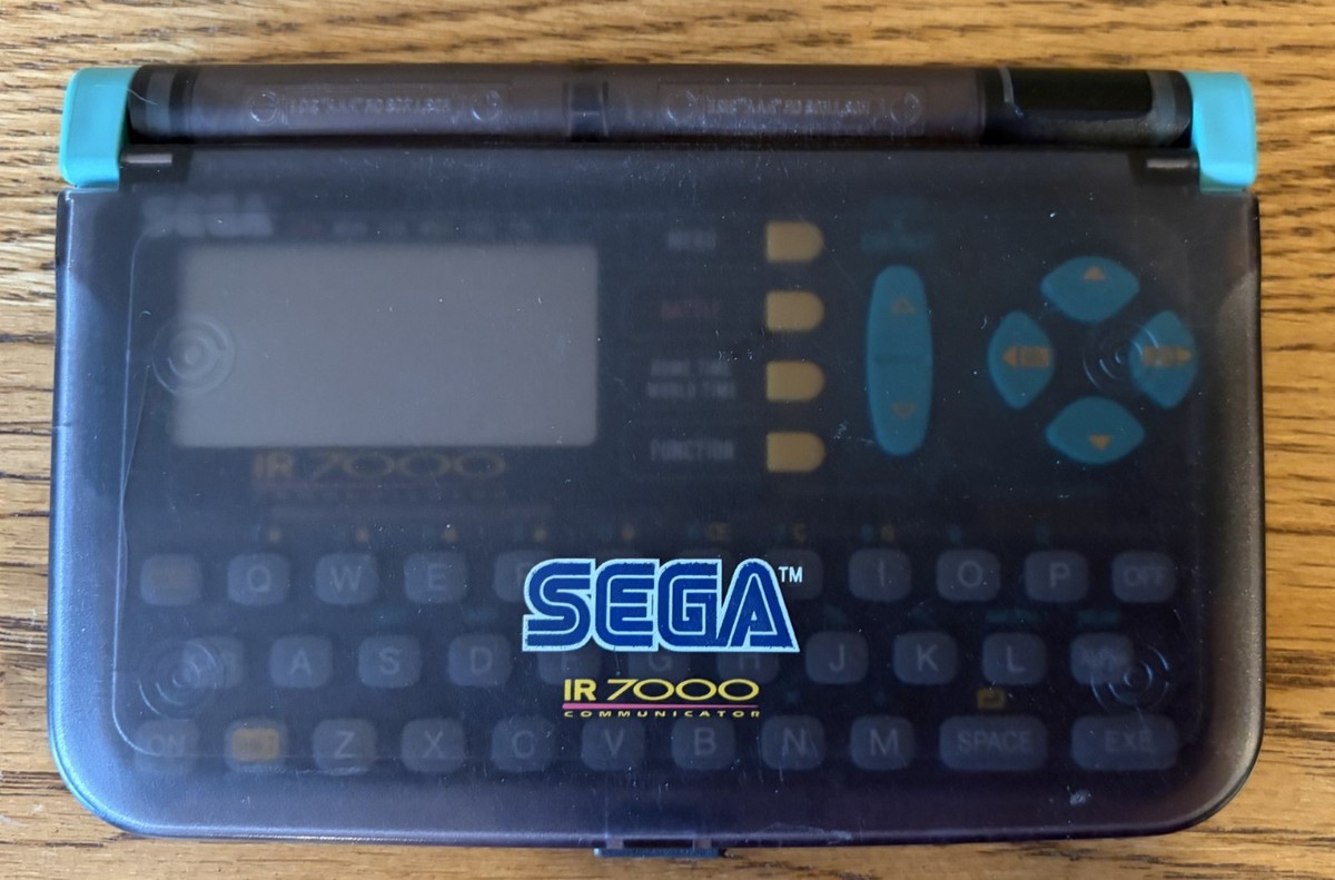 Untested Sega IR 7000 Handheld PDA - Retro Communication & Gaming