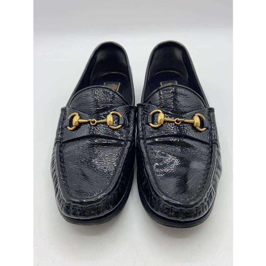 GUCCI Gold Hardware Enamel Loafers Dress Shoes Size:35.5/JP:22.5 141146K Authen thumbnail 8
