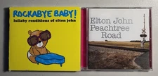 ELTON JOHN - 2 CD Lot: Peachtree Road + Rockabye Baby VERY GOOD! FREE SHIPPING!