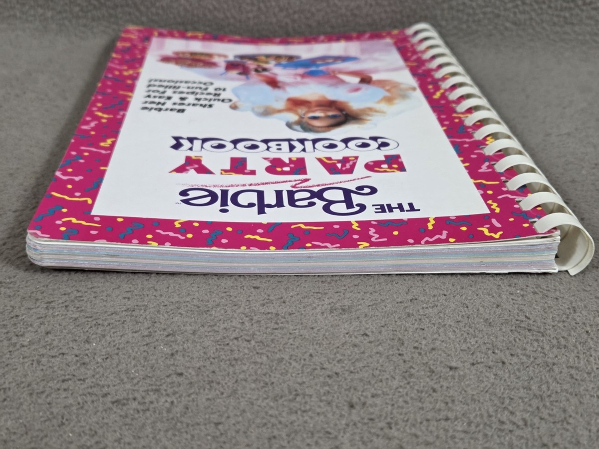 Barbie Party Cookbook by Helene Siegal (1991, Spiral) for sale