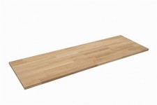 Ohne Marke Eiche Leimholzplatte 100x30x2 cm, fingerverzinkt, gehobelt