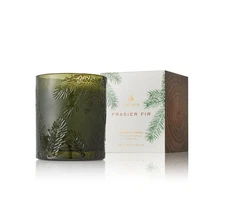 Thymes Frasier Fir Aromatic Poured Candle Green (7867) 6.5 oz
