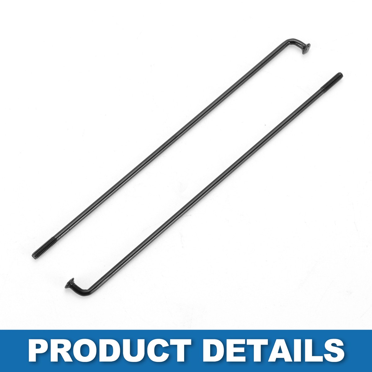 36 Rayons VTT 14G 135MM Acier Noir – Universels – X AUTOHAUX
