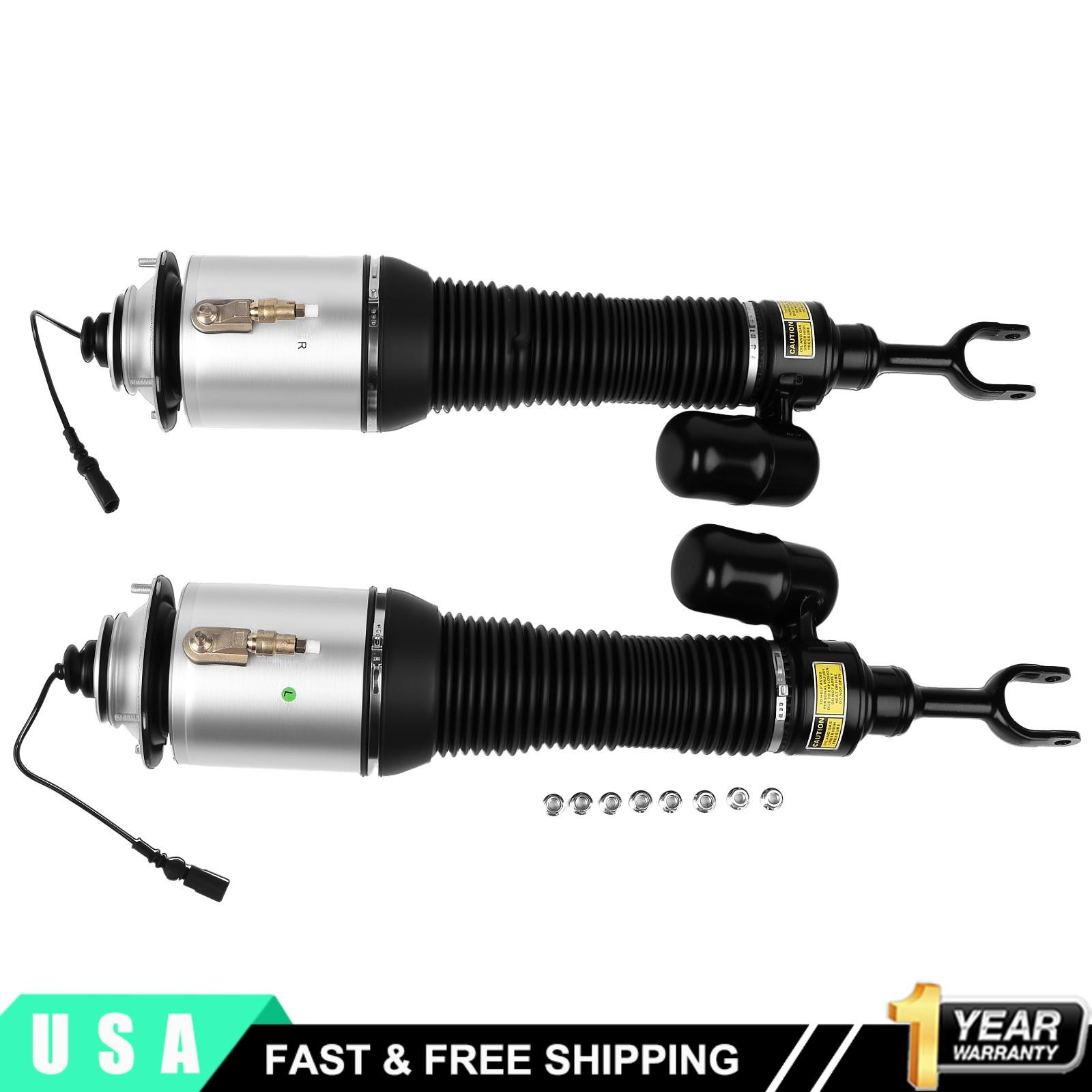 L+R Front Air Suspension Shock Struts for Bentley Continental Flying Spur 06-12