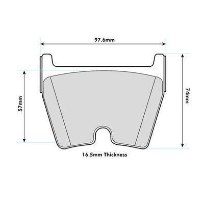 Ferodo DS2500 Front Brake Pads For Audi A6 Avant C5 RS6 2004>2005 - FCP1664H