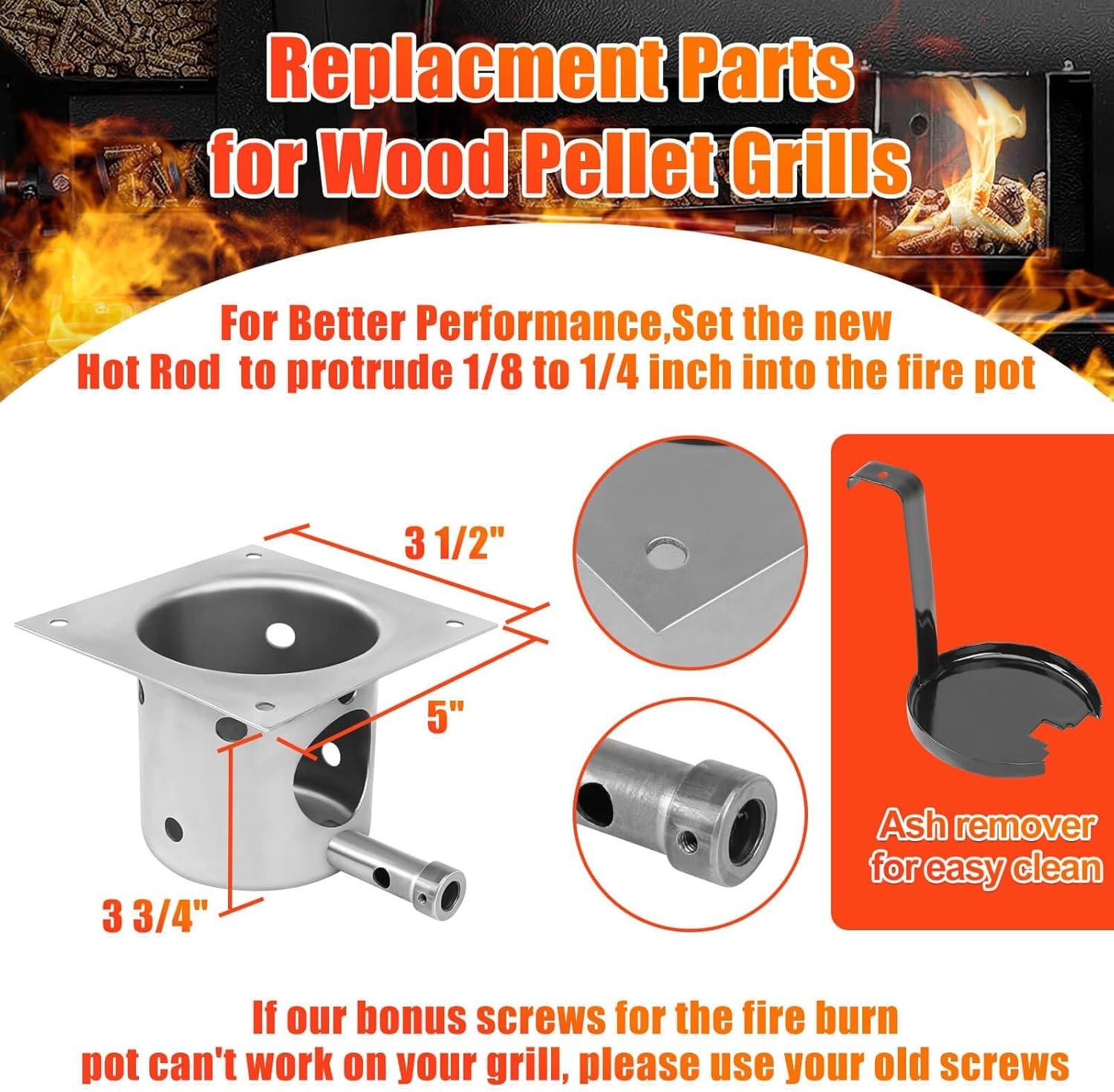 Upgrade Your Grill: Complete Replacement Parts for Traeger & Pit Boss (6-Piece)