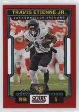 2023 Score Red Travis Etienne Jr #18 11pj