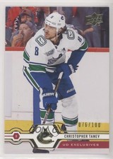 2019-20 Upper Deck UD Exclusives 76/100 Chris Tanev Christopher Tanev #421 no9