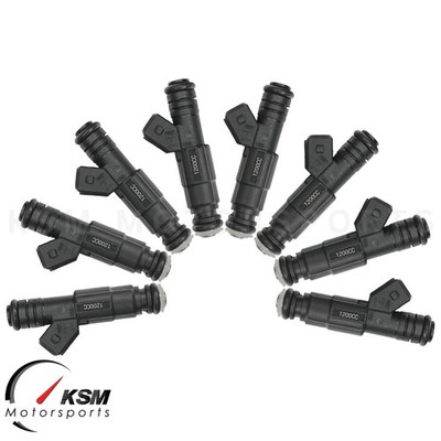 8 x 1200cc Fuel Injectors for LS1 LS2 HSV Gen 3 XR8 VN-Z 114lb fit BOSCH EV1 EV6