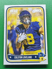 2024 Onyx Vintage Football Colston Loveland #OVCOLO Chicago Bears NM-MT 