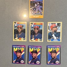 Topps 1987 Kirby Puckett All Star MVP Baseball Card Lot of 7 Minnesota Twins