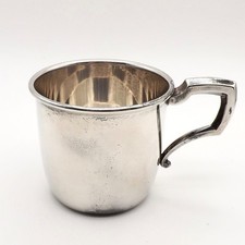 Antique Sterling Silver Webster 509 Baby Child Cup Engravable 43.5 Grams