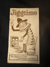 Vintage Jiggtime Baking Mix Recipe Booklet - Heckers? Products -16 Pgs.