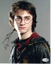 Daniel Radcliffe signed 8x10 Photo Harry Potter and the Goblet of Fire JSA