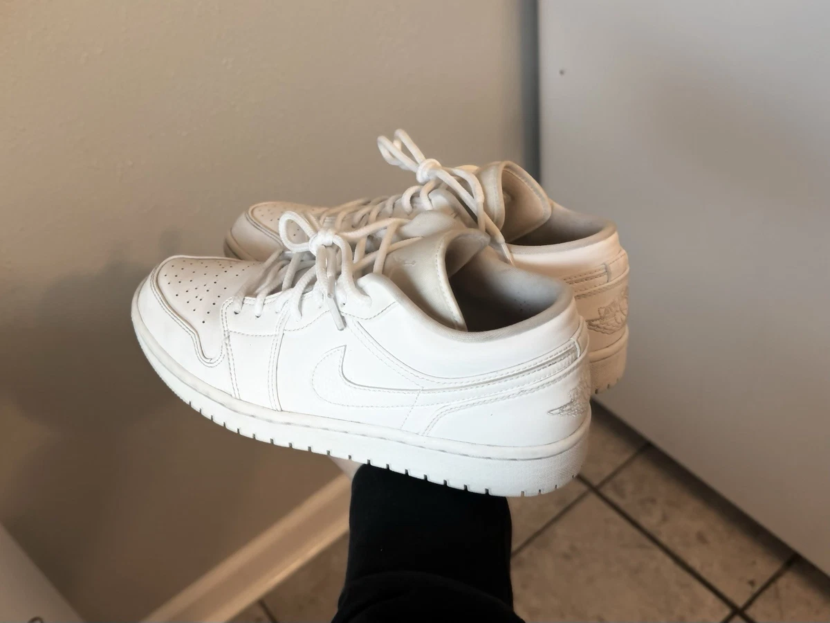 Jordan 1 Low Triple White W | eBay
