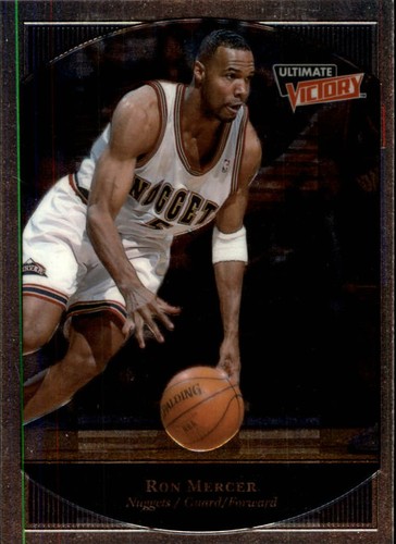 1999 Upper Deck Ultimate Victory Ron Mercer #21 card