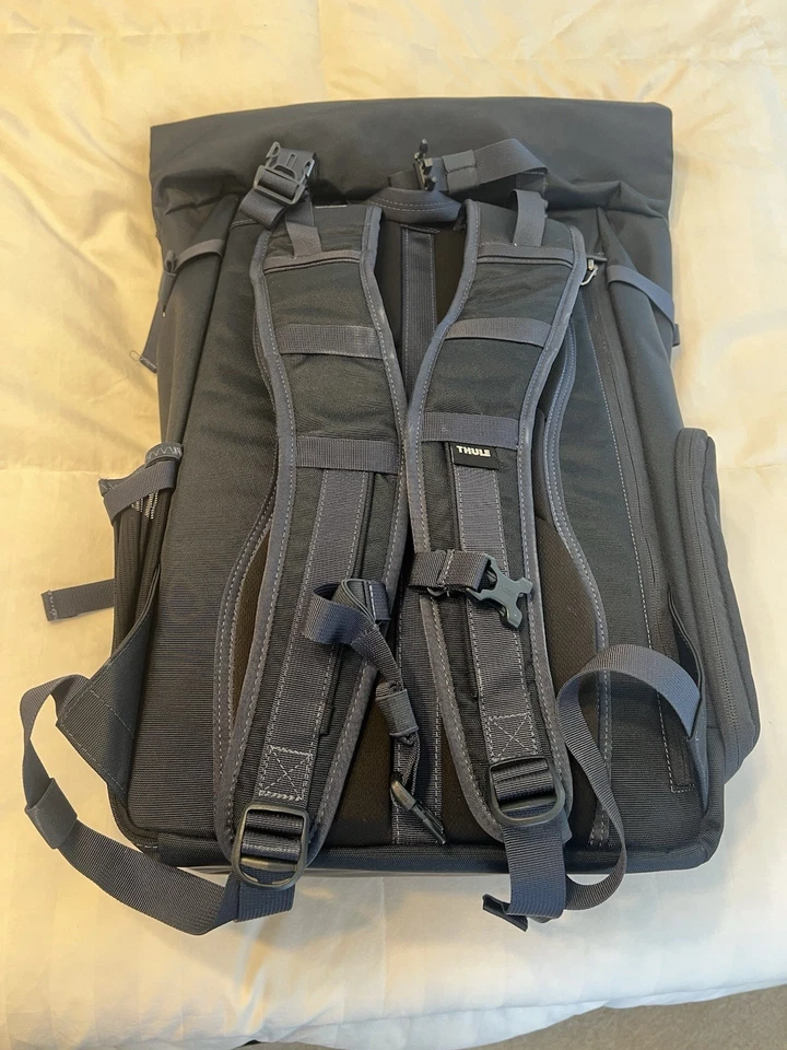 Thule Covert DSLR Rolltop Backpack - Camera Bag, Laptop Case, Drone Bag - Black - Image 2 of 4