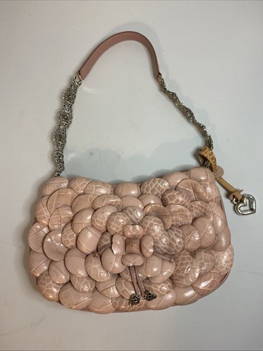Gute Brighton Damen rosa Leder Handtasche Geldbeutel mit Herzanhänger