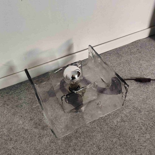 Mid-century modern murano glass table lamp by Mazzega, Italy, 1970s - Bild 3 von 5