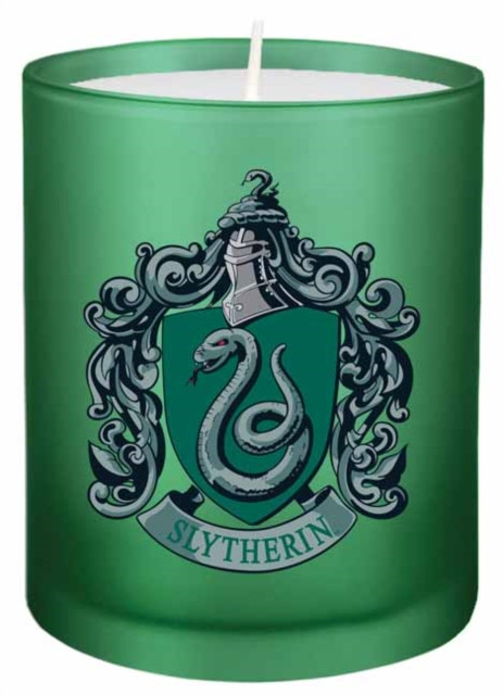Harry Potter: Slytherin Glass Votive Candle by Insight Editions