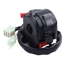 7/8" 22mm Motorcycle Switch Handle Switch Horn Button Turn Signal Electric Fog 
