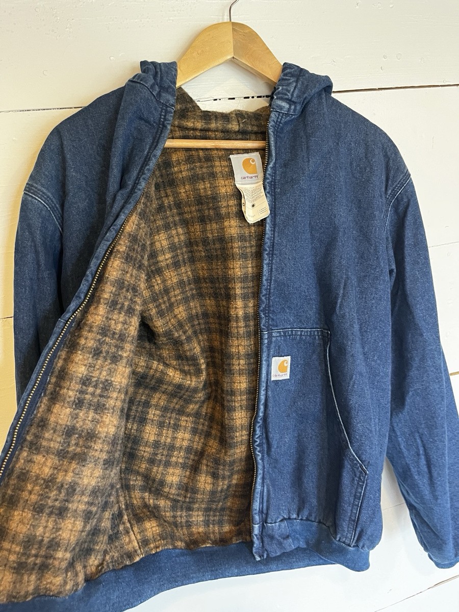 Vintage ASAP ROCKY Carhartt Denim Blanket Lined J08 DST Darkstone