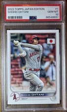 2022 Topps Japan Edition Shohei Ohtani #1 PSA 10 GEM MT 