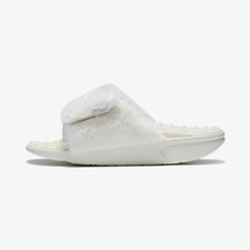 BALLOP Diet Caloring Fur Slipper White Asymmetry Acupressure Design Foot Massage