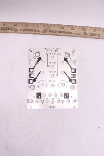 Maths Replacement Make Noise Maths Complex Function Module Steel Faceplate ONLY