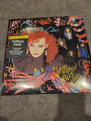Boy George CULTURE CLUB Waking Up With The House On Fire Original SEALED LP Hype