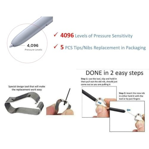 S25 Ultra S Pen Replacement for Samsung Galaxy S25 Ultra Stylus Pen, Light - Picture 6 of 8