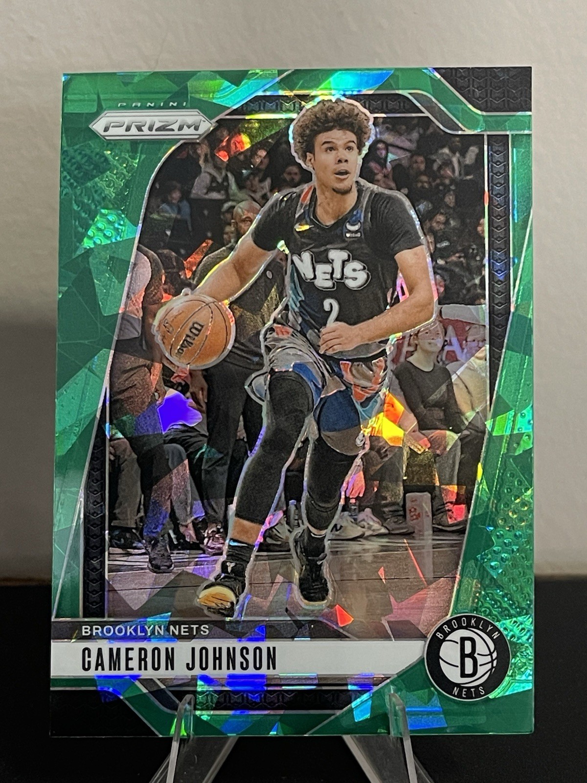 2024-25 Panini Prizm - Cameron Johnson #202 Green Ice Prizm