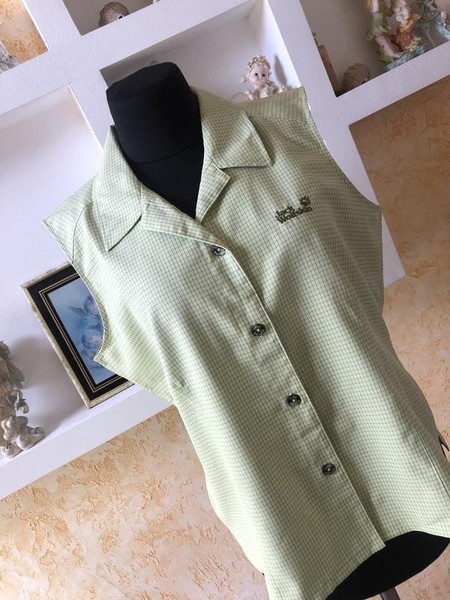Women Jack Wolfskin Shirt Black Viscose 40 / L /