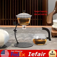 Modern Glass Tea Set Semi-Automatic Drip Pot for Tea Coffee – Lazy Kungfu