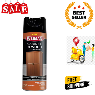 #ad Weiman Products Cabinet and Wood Clean Shine 17 fl oz Fresh Scent Wood furnit $10.99