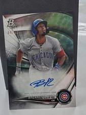 2022 Bowman Platinum Top Prospects Ice Foilboard 04/50 Brennen Davis #TOP-42 Aut