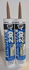 2 Dap Dynaflex 230 Elastomeric Interior/Exterior Sealant Cedar Tan Window Door
