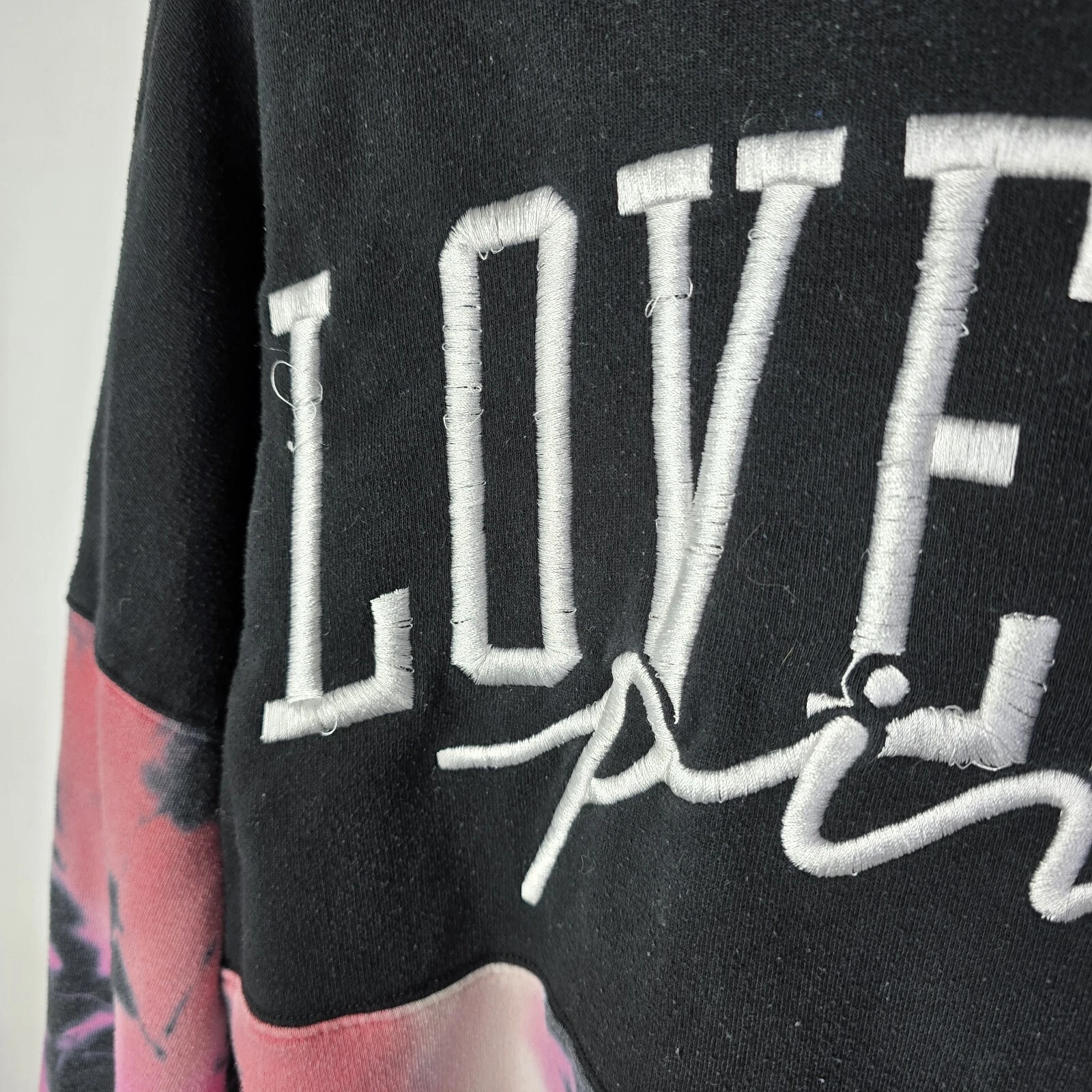 victoria-secret-vs varsity crew tie dye preowned sweatshirt