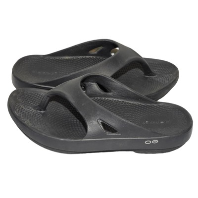 OOFOS Dark Navy Recovery Flip Sandal Mens Size 10 Wome\'s Size 12 Oofos Unisex Ooriginal Sport Recovery Flip Flop Sandals M10  main image 3