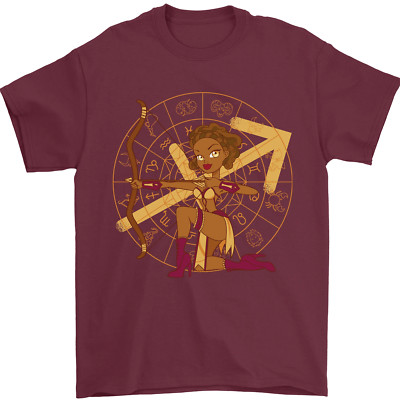 A Sagittarius Buchse Bogenschütze Sternzeichen Zodiac Herren 100% Cotton
