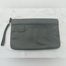 VTG Grey Leather Clutch